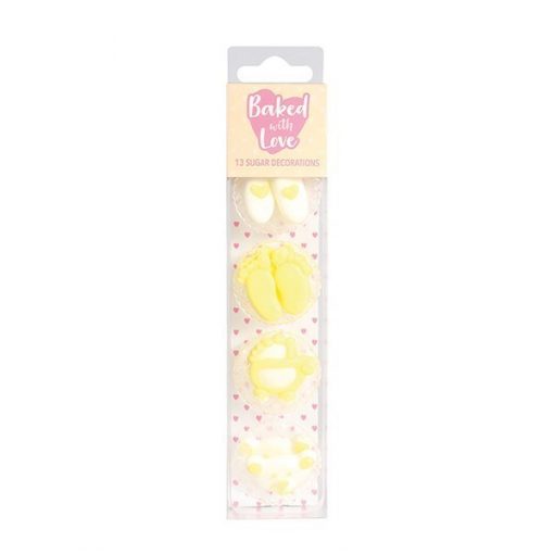 Baked with Love Suikerdecoratie Geel