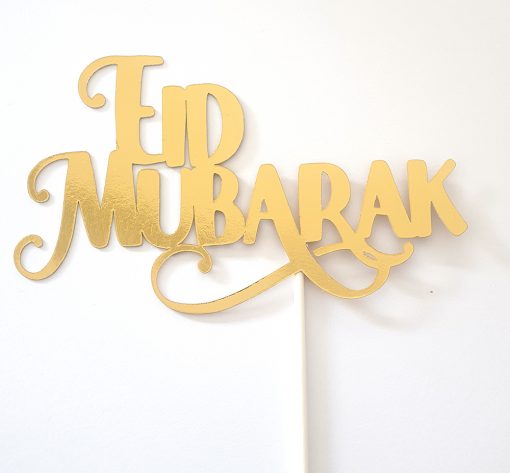 Happy Baking Taarttopper Eid Mubarak