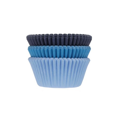 House of Marie Baking Cups Blauw Assorti