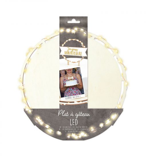 ScrapCooking Taartplateau met ledverlichting