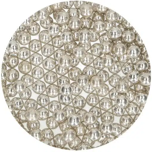 FunCakes Suikerparels Large Metallic Silver