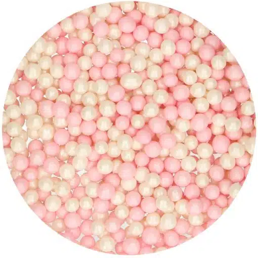 FunCakes Zachte Parels Roze en Wit
