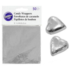 Wilton Foil Wrappers Silver
