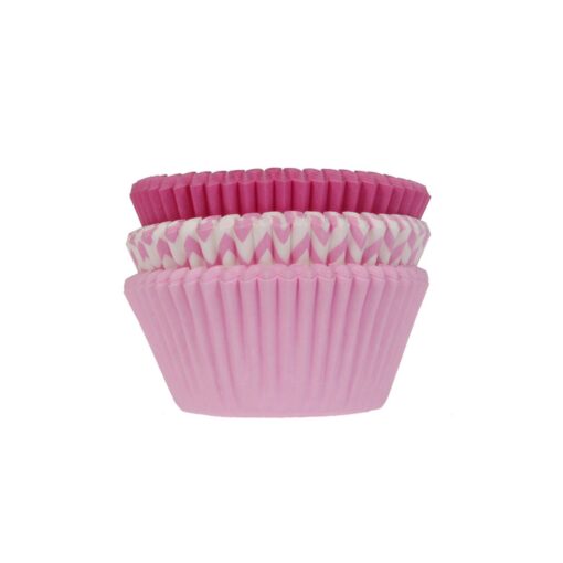 House of Marie Baking Cups Assorti Roze