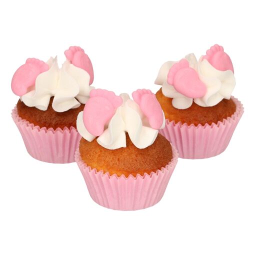 FunCakes Suikerdecoratie Baby Voetjes Roze