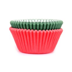 House of Marie Baking Cups Rood & Groen