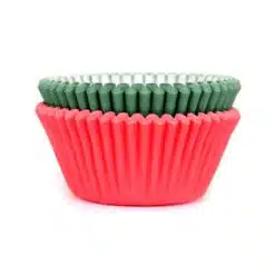 House of Marie Baking Cups Rood & Groen
