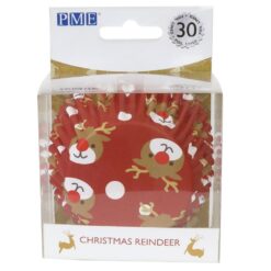 PME Foil Baking Cups Christmas Reindeer