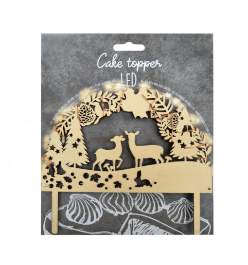 ScrapCooking Woodland Cake Topper Led