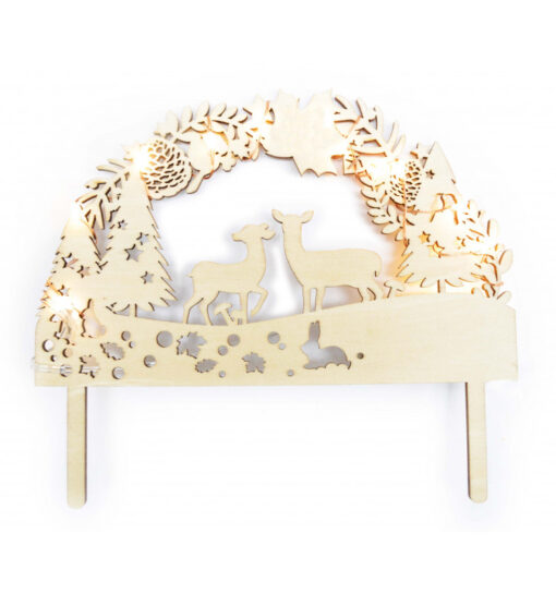 ScrapCooking Woodland Cake Topper Led