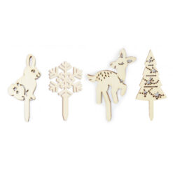 ScrapCooking Cake Topper Woodland Set/4