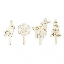 ScrapCooking Cake Topper Woodland Set/4