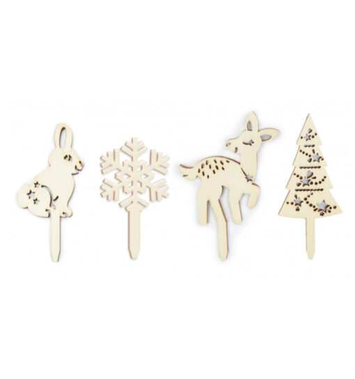 ScrapCooking Cake Topper Woodland Set/4