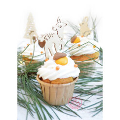 ScrapCooking Cake Topper Woodland Set/4