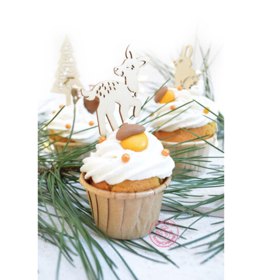 ScrapCooking Cake Topper Woodland Set/4