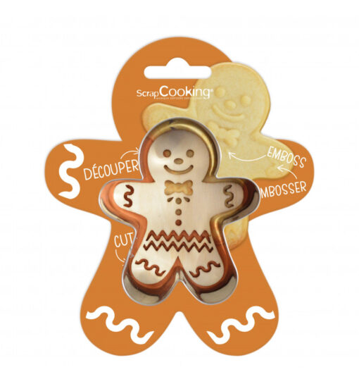 ScrapCooking Cookie Cutter & Embosser Gingerbreadman