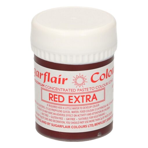 Sugarflair - Max Concentrate Paste Colour RED EXTRA 42g