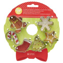 Wilton Mini Cookie cutter Set Wreath