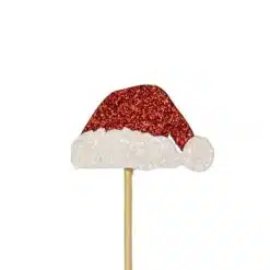 Anniversary House Glitter Santa Hat