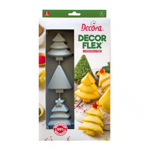 Decora Silicone Bakvormpjes Kerstboom