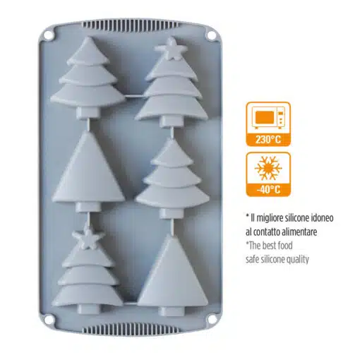 Decora Silicone Bakvormpjes Kerstboom