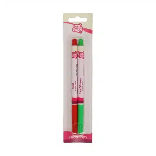 FunCakes Food Pen Set Rood & Groen