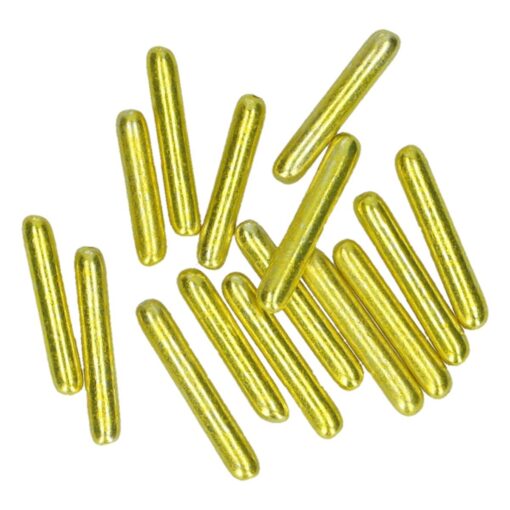 FunCakes Metallic Sugar Rods Yellow Gold