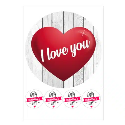 Eetbare Print I Love You