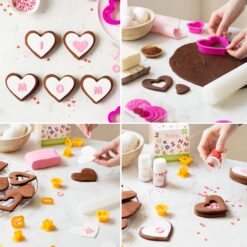 Decora Heart Cookie Cutter Set/4