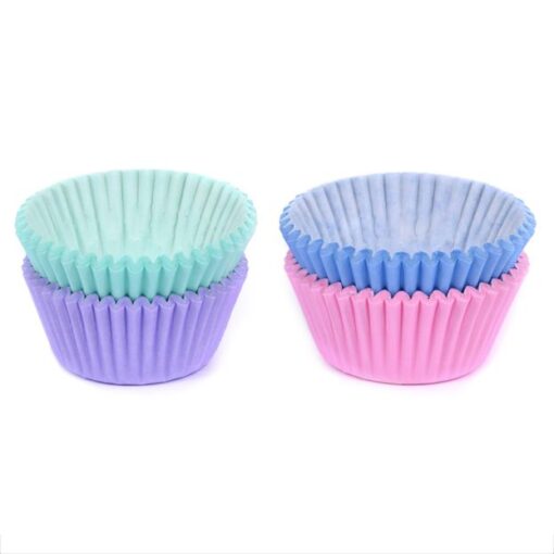 House of Marie Mini Baking Cups Pastel Assorti