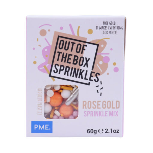 PME Out of the Box Sprinkles - Rose Gold