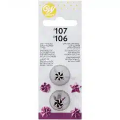 Wilton Decorating tips #107L en #106L