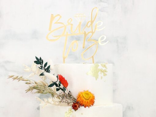 Cake-Masters Bride To Be Caketopper