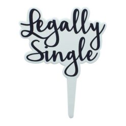 Culpitt Gumpaste Cake Topper Legally Single