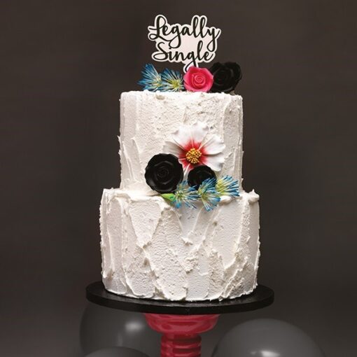 Culpitt Gumpaste Cake Topper Legally Single