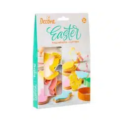 Decora Koekjesuitstekers Pasen Set/5