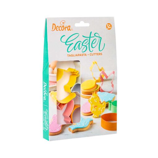 Decora Koekjesuitstekers Pasen Set/5