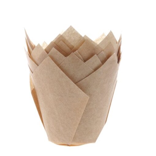 House of Marie Baking Cups Tulp Kraft