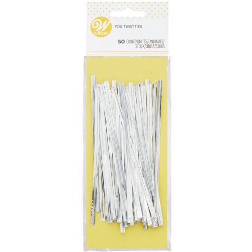 Wilton Silver Twist Ties