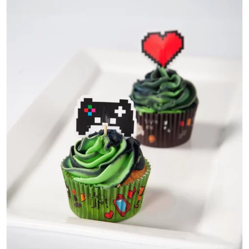 Anniversary House Game Party Cupcake Toppers Set/12