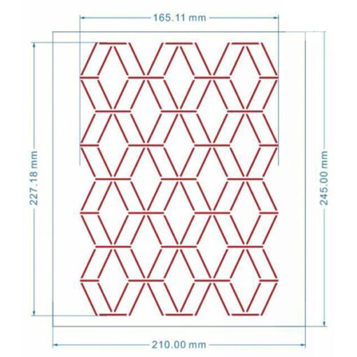 Stencil Geometrische Vormen (Karo)