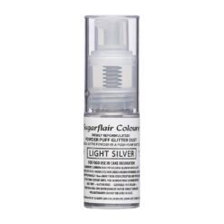 Sugarflair Pumpspray Glitter Dust Light Silver
