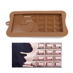 Chocolade mal gesmolten reep
