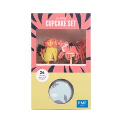 PME Cupcake Set Go Wild Safari Animals Set/24