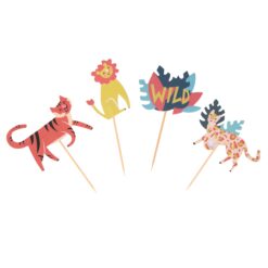 PME Cupcake Set Go Wild Safari Animals Set/24