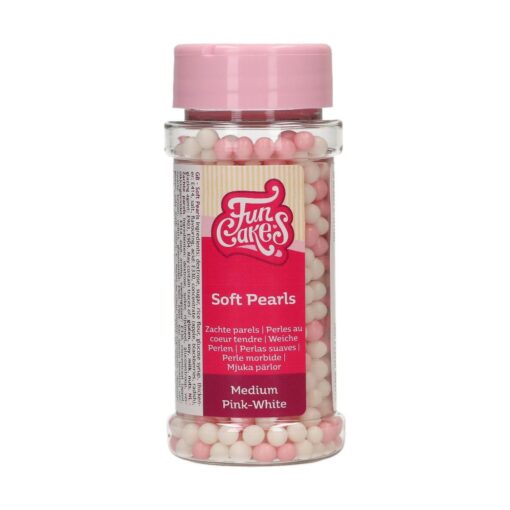 FunCakes Zachte Parels Roze/Wit Medium