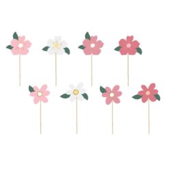 PartyDecor Cupcake Toppers Flowers