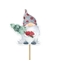 Anniversary House Gnome Cupcake Prikkers Set/12