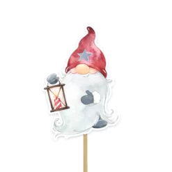 Anniversary House Gnome Cupcake Prikkers Set/12