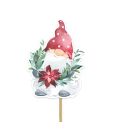 Anniversary House Gnome Cupcake Prikkers Set/12